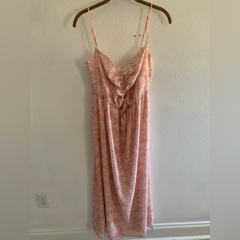 Park & Fifth pink Floral midi Dress